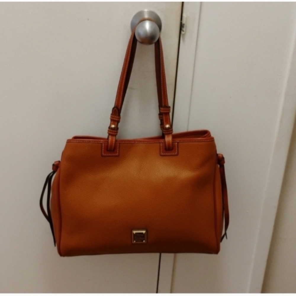 Dooney&burke Tan Leather Tote Bag - Picture 6 of 6